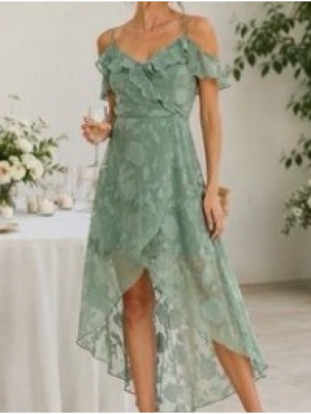 BCX Dress Olive Green, Size L